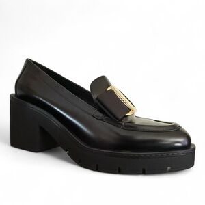 Salvatore Ferragamo Black Women's Loafers